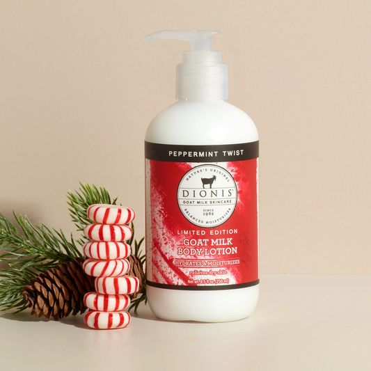 Peppermint Twist Body Lotion | DIONIS Goat Milk Skincare