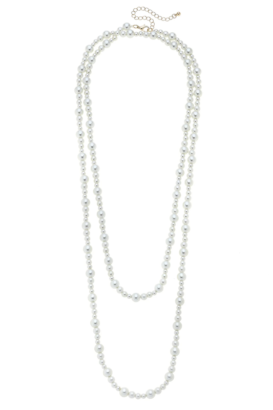 Ivey Multi Pearl 56" Opera Necklace