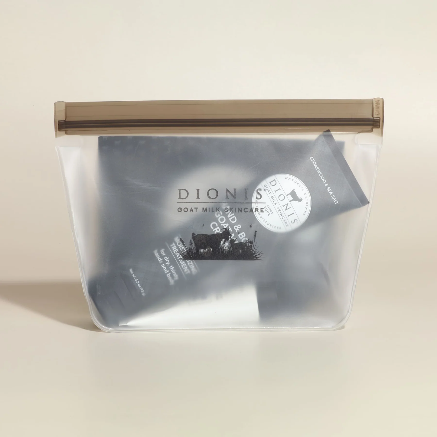 Cedarwood & Sea Salt Travel Set | DIONIS Goat Milk Skincare