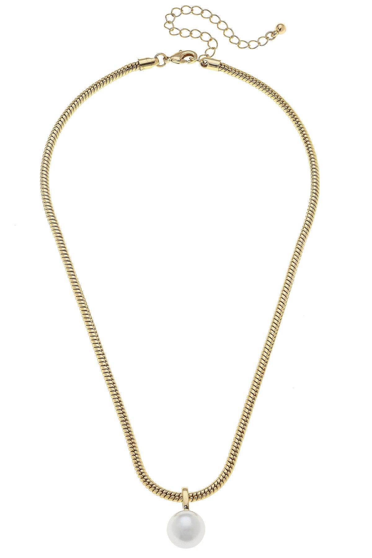 Brooklyn Pearl Pendant Necklace