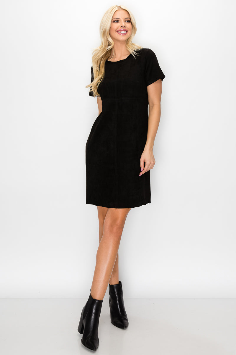 Aubrey Round Neck Dress | Short Sleeve