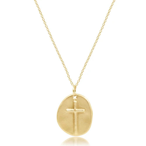 Inspire Gold Charm | 16" Necklace