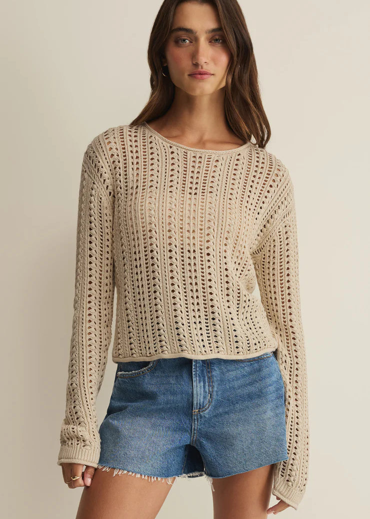 Upland Crochet Sweater Top