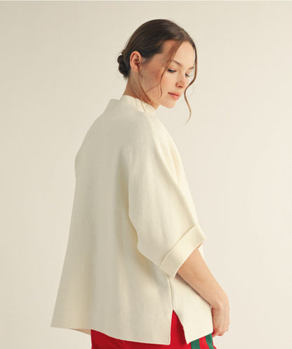 Soft Slit Sweater Top