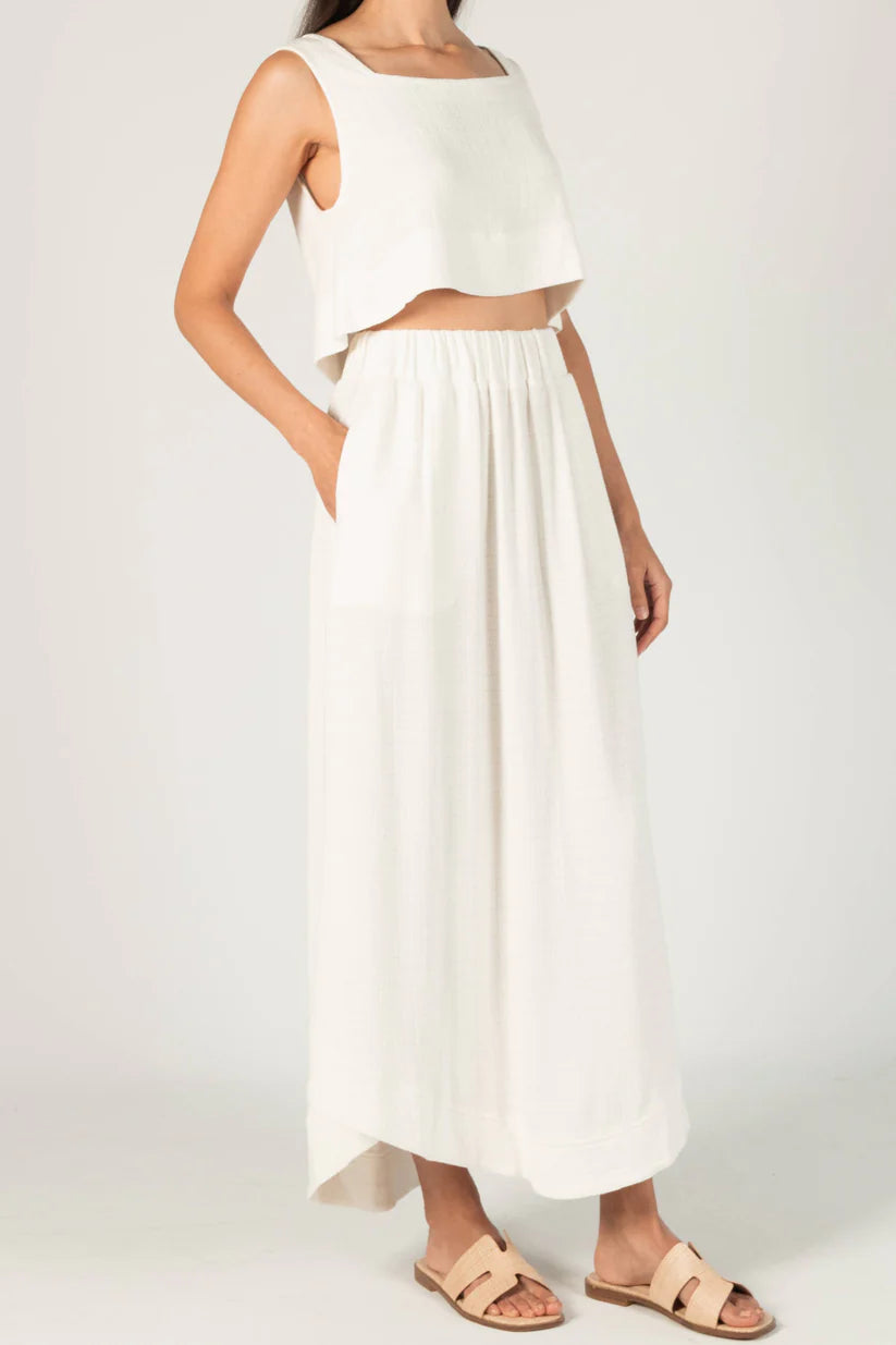 Lovely In Linen Maxi Skirt