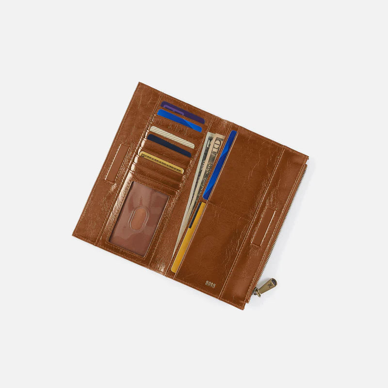 Jill Large Bifold Wallet | Polished Leather | HOBO