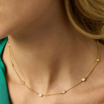 Jolie Delicate Station Necklace | Julie Vos