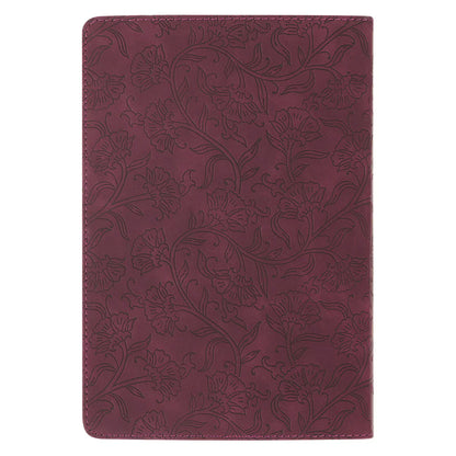 Things Are Possible Burgundy Faux Leather Classic Journal