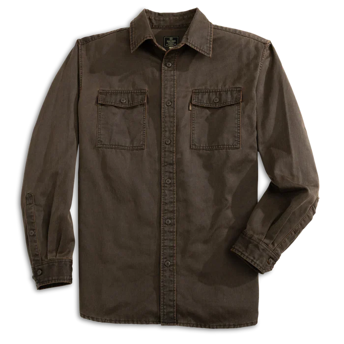 Keel Antique Cotton Button Down Shirt | Heybo