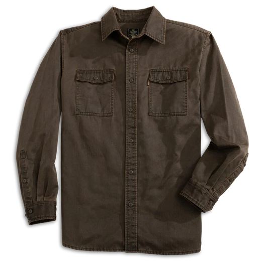 Keel Antique Cotton Button Down Shirt | Heybo