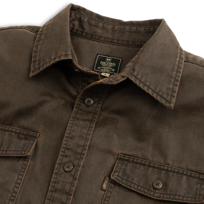 Keel Antique Cotton Button Down Shirt | Heybo
