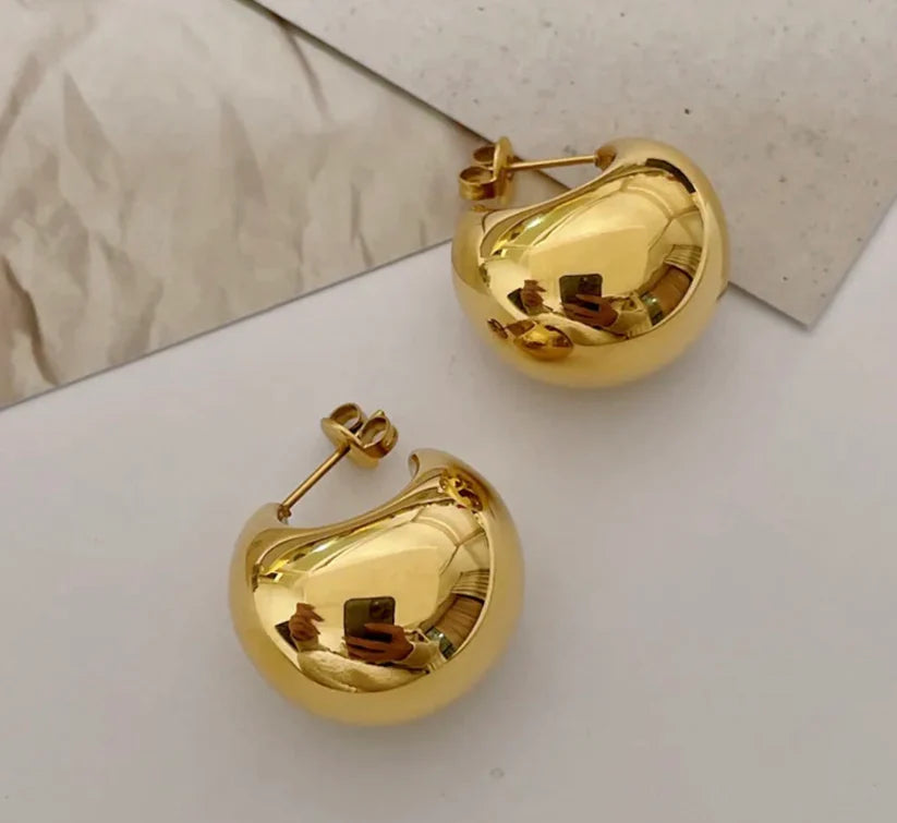 Kendall Hoop Earrings | Gold