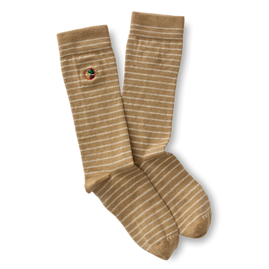 Striped Logo Sock