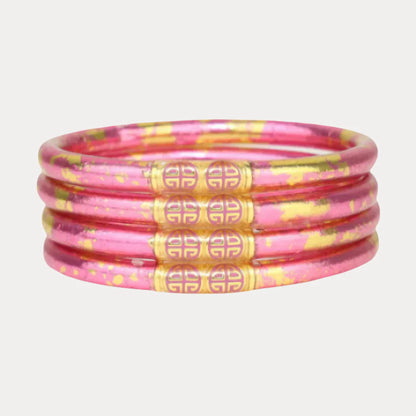 KOI Rose All Weather Bangles | Set Of 4 | BuDhaGirl