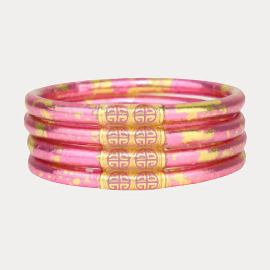 KOI Rose All Weather Bangles | Set Of 4 | BuDhaGirl