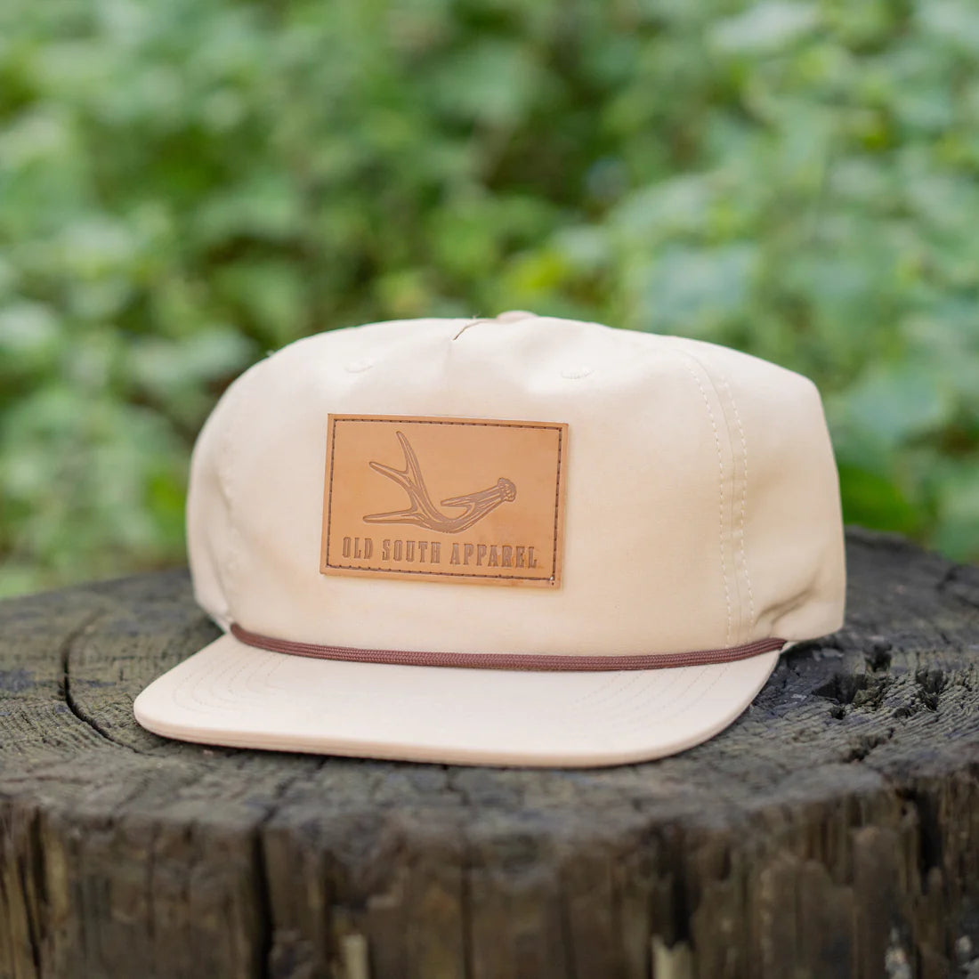 Single Antler Leather Patch Trucker Hat | Old South