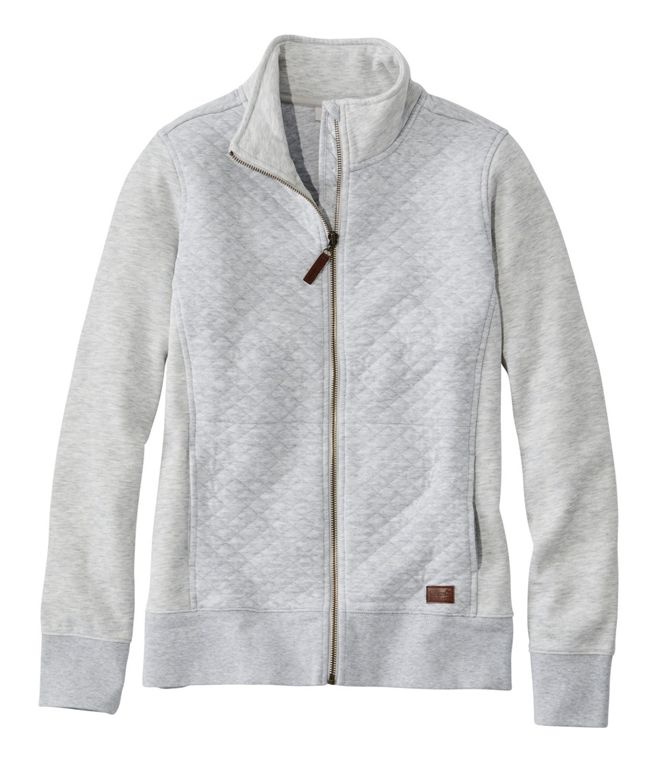 Quilted Full Zip Sweatshirt | Women's | L.L.Bean