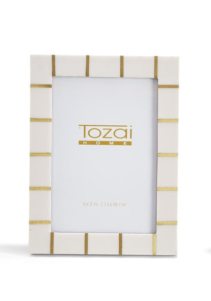 Brass Lines Photo Frame