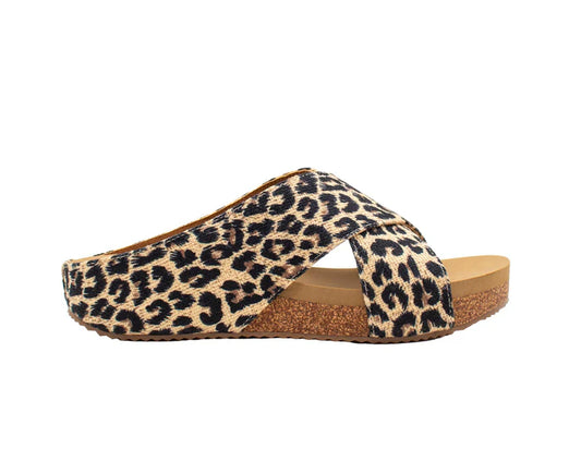 Ablette Linen Criss Cross Sandal