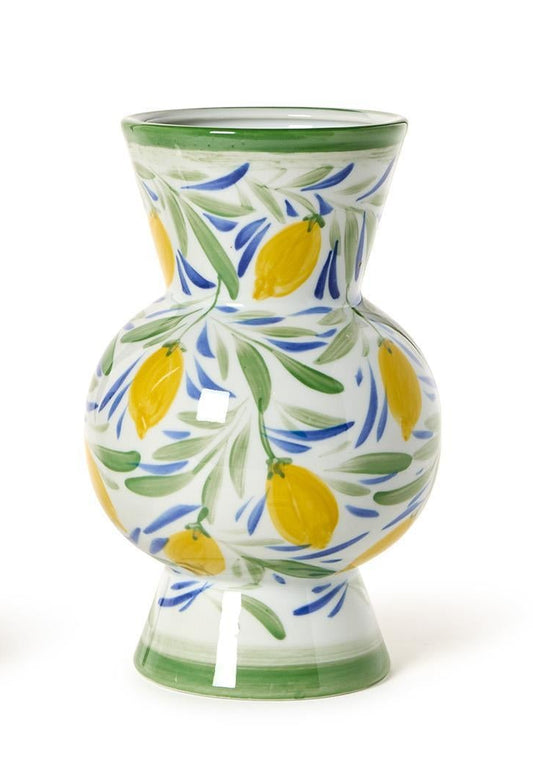 Lemon Grove Hand Painted Vases