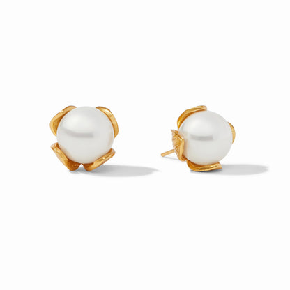 Penelope Stud Earring | Pearl | Julie Vos