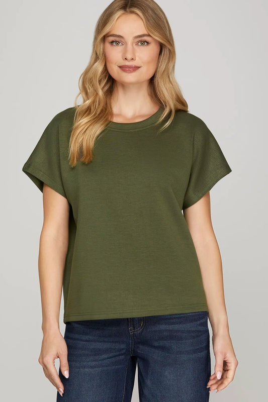 Cozy Stitch Knit Top