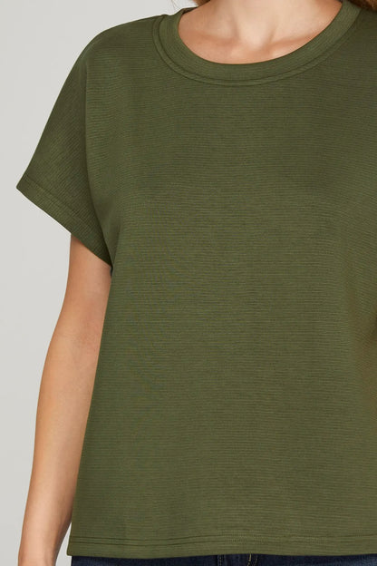 Cozy Stitch Knit Top