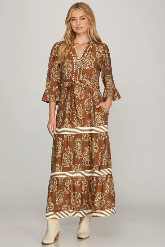 Paisley Petals Dress