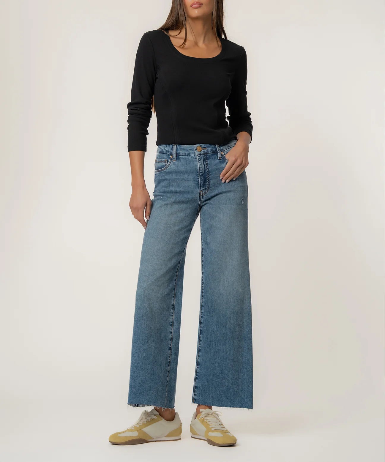 Meg High Rise Wide Leg Jeans