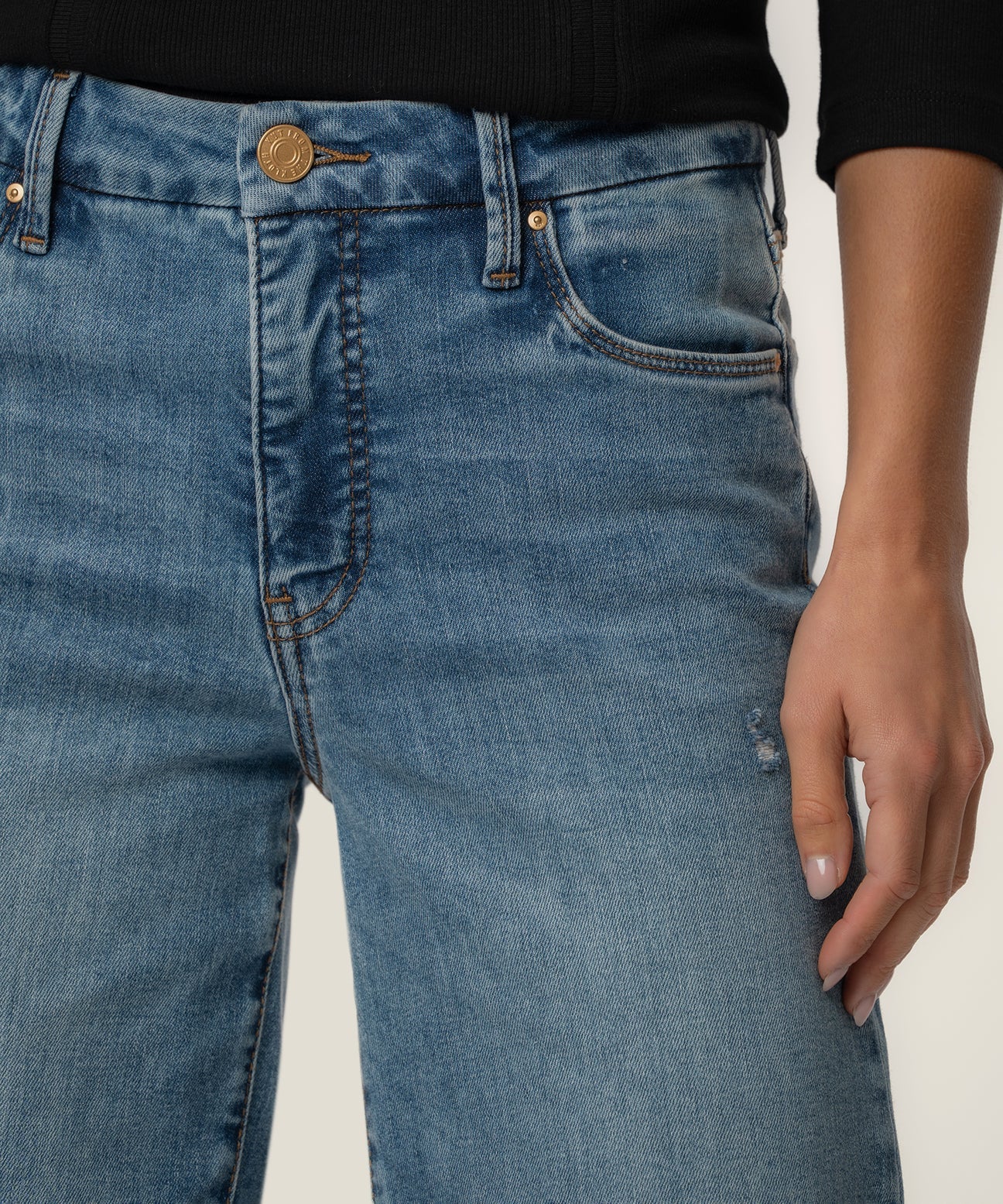 Meg High Rise Wide Leg Jeans