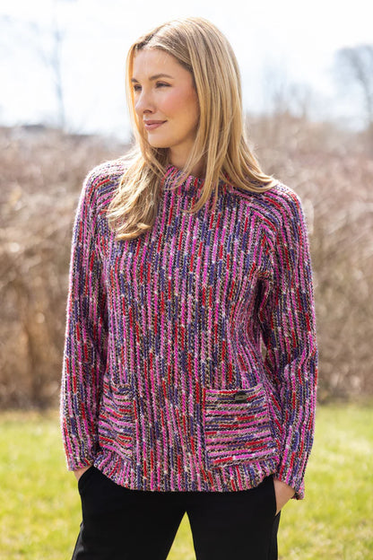 Mosaic Knit Cambridge Pullover
