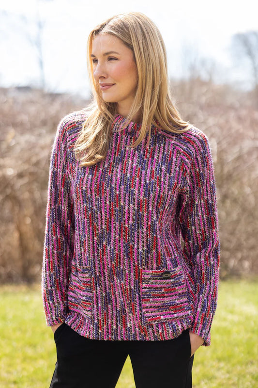 Mosaic Knit Cambridge Pullover