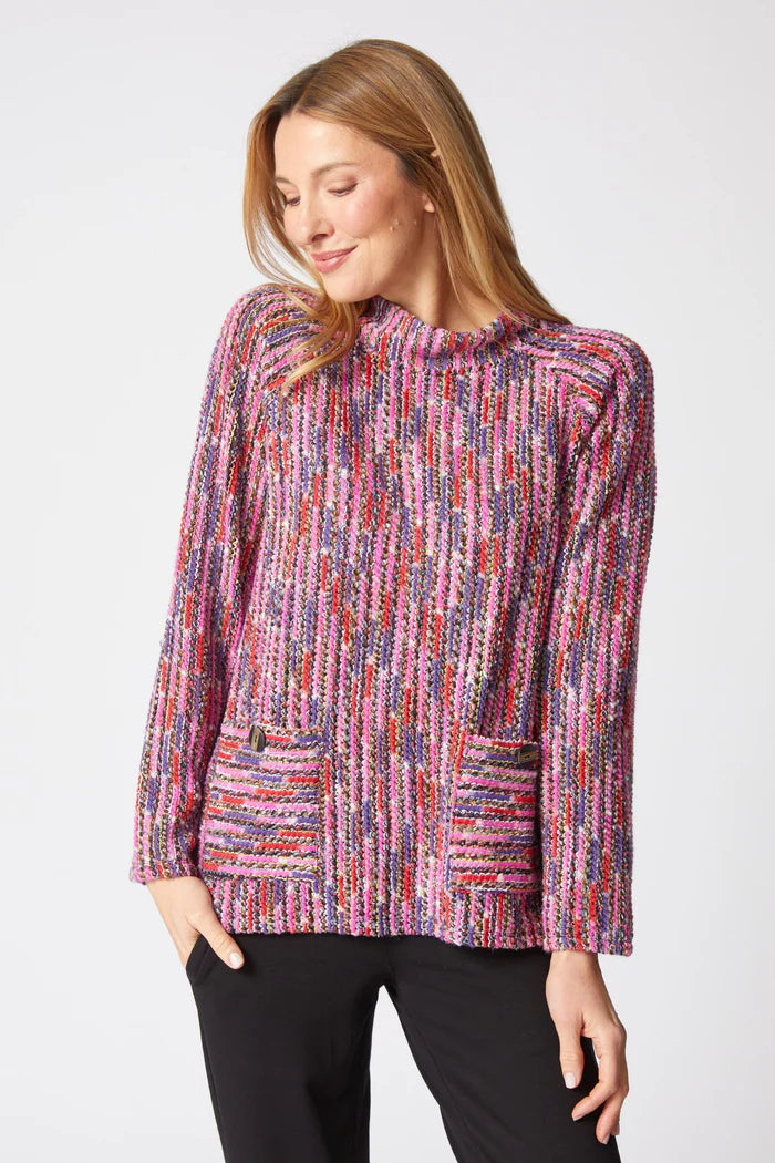 Mosaic Knit Cambridge Pullover