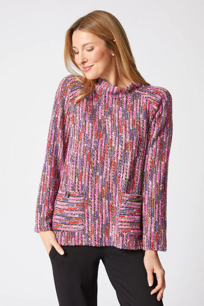 Mosaic Knit Cambridge Pullover