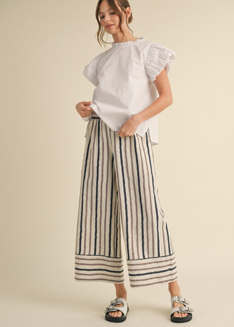 Stroll & Stripe Wide Leg Pants