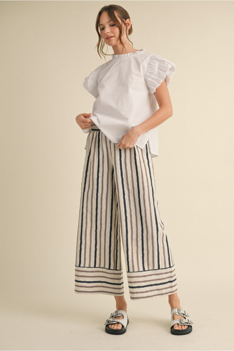 Stroll & Stripe Wide Leg Pants