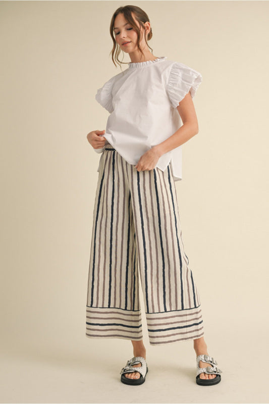Stroll & Stripe Wide Leg Pants