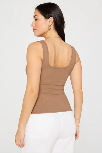 Daily Rib Square Neck Tank | Fabletics