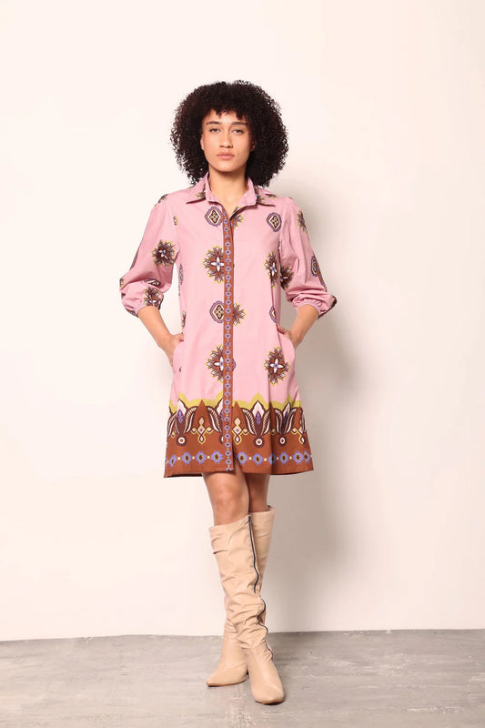 Floral Motifs Ava Dress