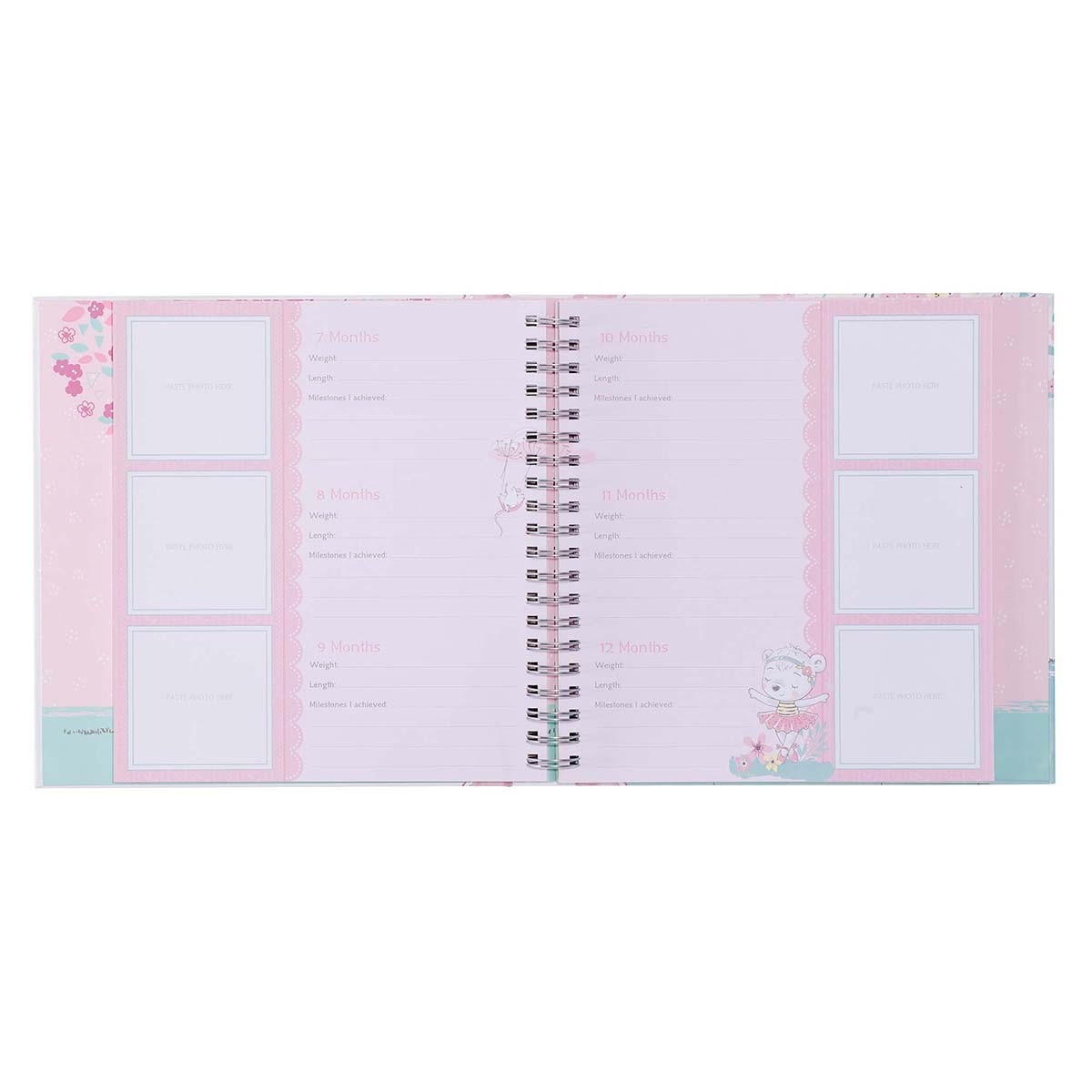 Padded Hardcover Memory Book | Baby Girl