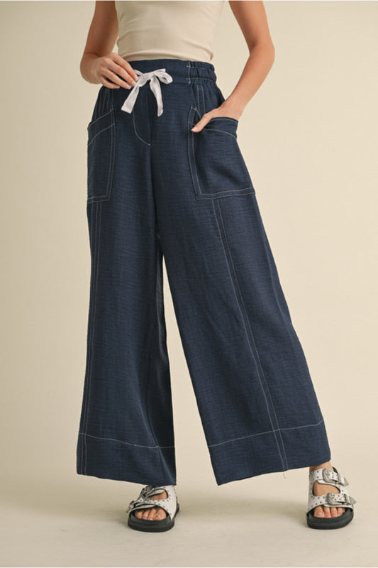 Breezy Blues Wide Leg Pants