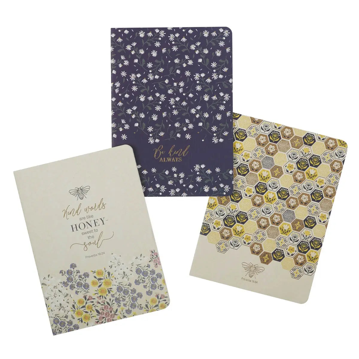 Notebook Set of 3 | Kind Words Prov. 16:24