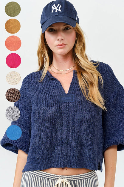 Cozy Cropped Sweater