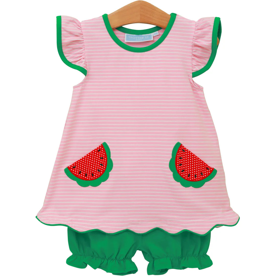 One In A Melon Bloomer Set | Trotter Street