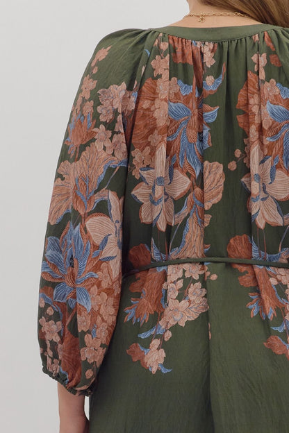 Wildflower Mood Midi Dress