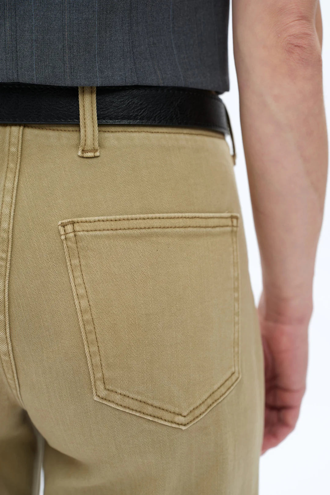 Mid Rise Wide Leg Pants