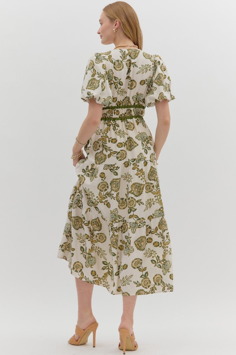 Bow And Bloom Midi Dress
