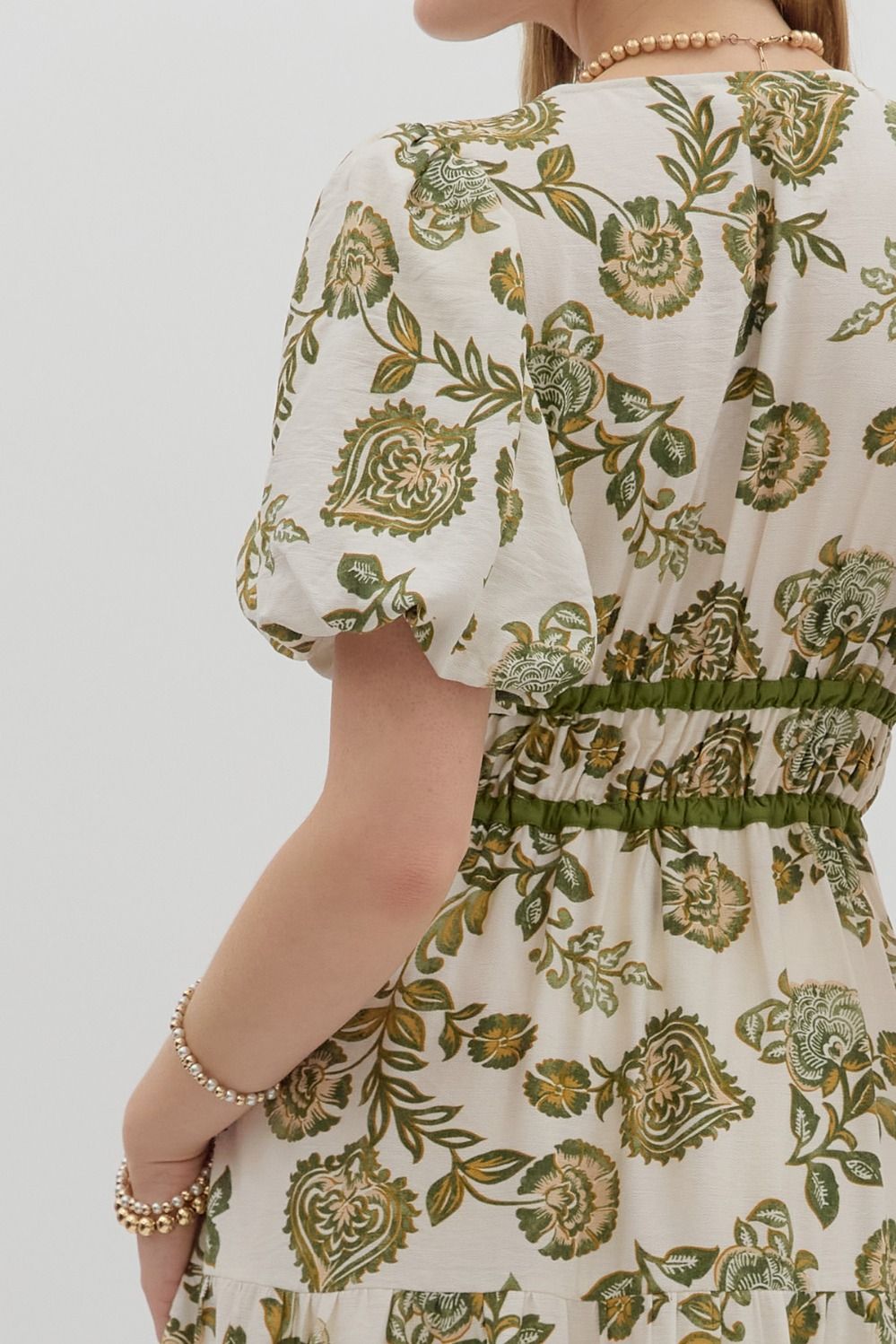 Bow And Bloom Midi Dress