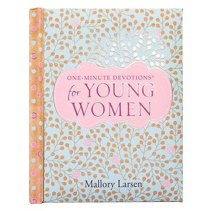 Padded Hardcover Book | One Minute Devotions For Young Women