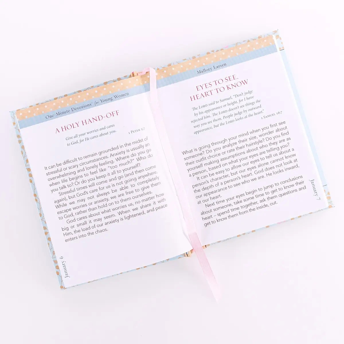 Padded Hardcover Book | One Minute Devotions For Young Women
